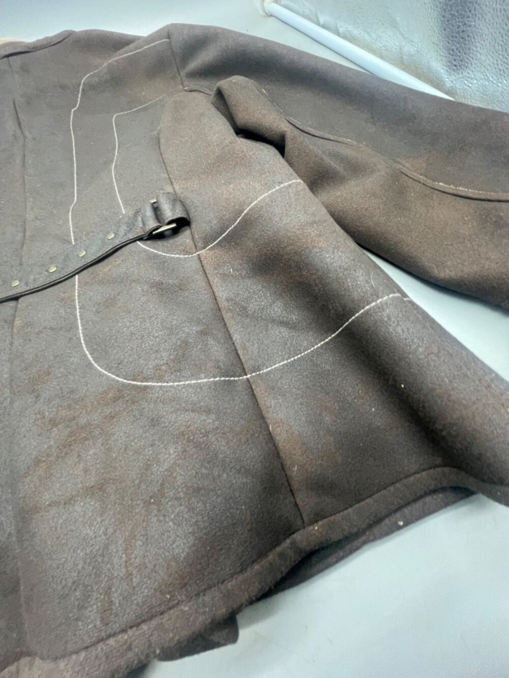 kristen blake women's jacket brown collar zip embellished polyester medium READ - Picture 7 of 11